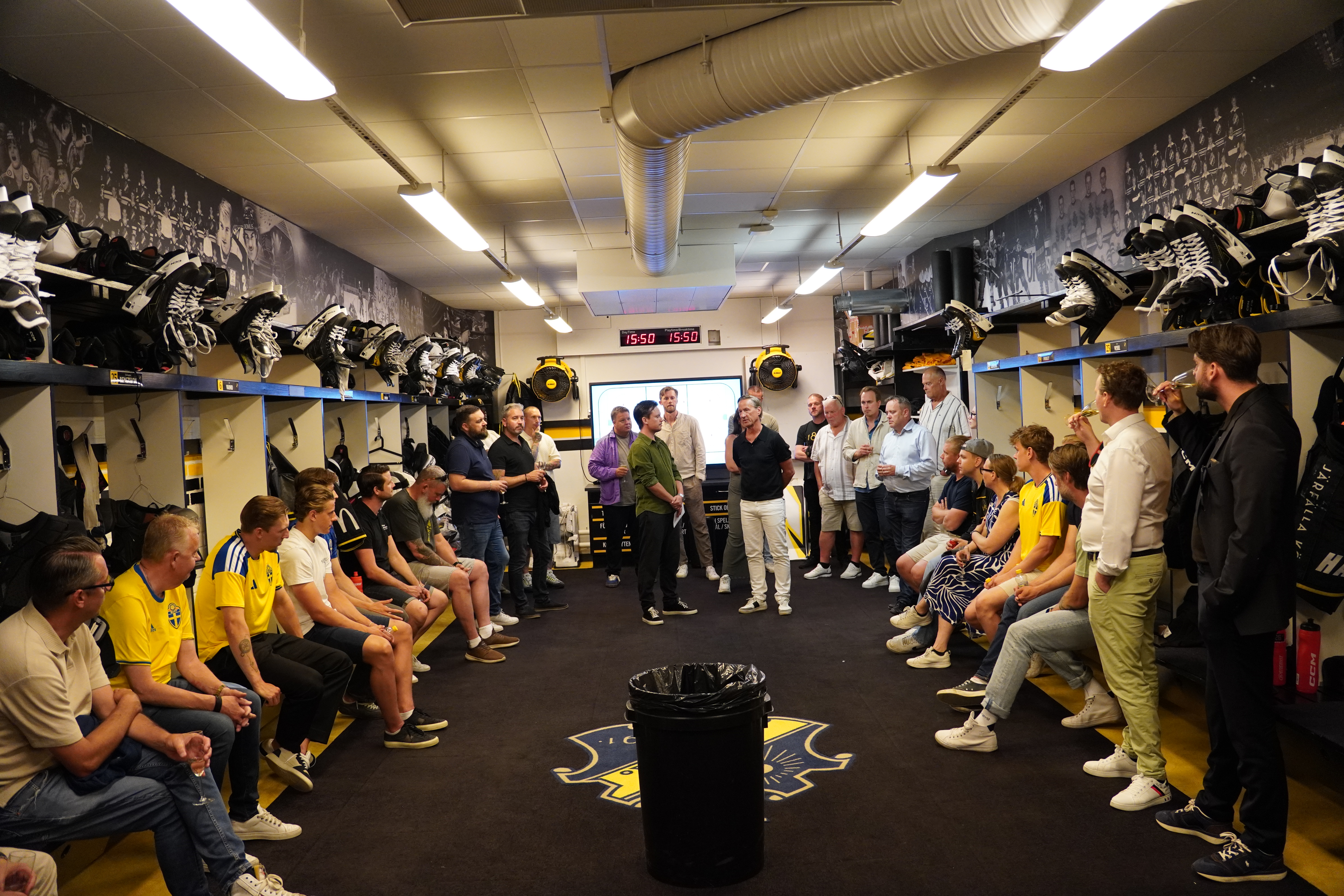 Makab välkomnade AIK:s Hockey affärsnätverk inför VM-match