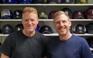 Jesper Ekmark, kreatör på 377 Sport och Jens Ekmark. Grundare av 377 Sport